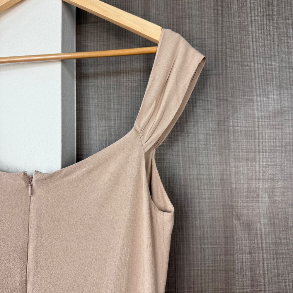 Reformation Champagne Off Shoulder Gardner Maxi Dress Gown Sweetheart Size 4‎ - Picture 11 of 14